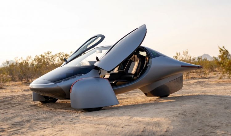 Image of the Aptera, which will have a range of 1,600 km and will cost less than 26,000 dollars.